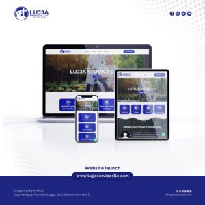 Lujja Services LLC website Launch Nymy Media 1 Nymy Media